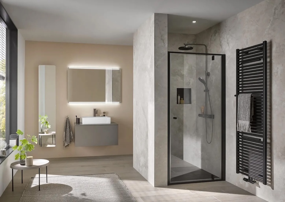 Foto Natuursteen in de badkamer FotoNatuursteen in de badkamer